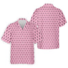 Funny Middle Finger Pink Men's Hawaiian Shirt HG  Breast Cancer Hawaiian Shirt HG  Fun Hawaiian Shirt HG  For Men