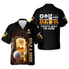 Golf And Beer That's Why I'm Here Custom Men's Golf    Funny Hawaiian Shirt HG  Gift For Golfers