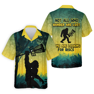 Bigfoot Discs Golf Men's Golf   Hawaiian Shirt HG   Golfing Apparel  Mens Golf Gift  Funny Golf Hawaiian Shirt HG