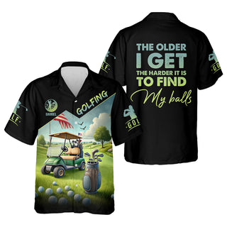 The Older I Get Custom Men's Golf   Hawaiian Shirt HG   Funny Golf Hawaiian Shirt HG   Dad Golf Gift