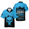 Golf Saved Me From Being A Porn Star Now I'm Just A Swinger Custom Funny Skull Golf   Hawaiian Shirt HG   Dad Golf Gift