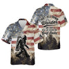 Patriotic Golf  s  Bigfoot Hawaiian Shirt HG  Men's Long Seeve Hawaiian Shirt HG   Golf Gifts For Men