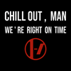 Clancy Twenty One Pilots HFN Car Magnet - Chill Out Man Quote, Car Decorations, Humor Gifts, Road Trip Accessories, Fun Vehicle Décor