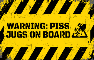 Piss Jugs On Board HFN Car Magnet Funny Meme Car Decal Waterproof Vinyl Gag Gift for Weird