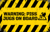 Piss Jugs On Board HFN Car Magnet Funny Meme Car Decal Waterproof Vinyl Gag Gift for Weird