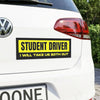 Student Driver I Will Take Us Both Out Bumper Sticker