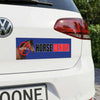 Horse DENIER not real CarBumper Sticker AND MagnetFunny Meme Vinyl Sticker