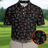 Naughty Position Stick Figure Couple Black Golf Shirt HG   Golfer Valentines Gift  Fun Golf Shirt HG s For Men