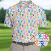 Cancer Sucks In Every Color Cancer Survivor Shirt  HG Colorful Ribbon Cancer Awareness Shirt  Polo Shirts For Men