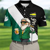 Birdie Boogey Eagle Par Plastered Beer Bottle Logo Golf Tops For Men  Golf And Beer Fun Golf Shirt HG