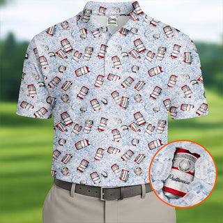 Puttweiser Men's Funny Golf Shirts  Golf And Beer Polo Shirt HGs For Men  Golf Shirts For Men