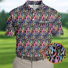 Cancer Sucks In Every Color Black Golf Shirt  HG Cancer Survivor Shirt  Cancer Awareness Shirt  Polo Shirt HGs For Men