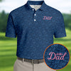 Girl Dad Father's Day Golf Shirt  HG Polo Shirt HGs For Men  Gift For Golf Dad  Golfing Apparel