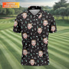 Custom Face Golf Shirt  HG Funny Golf Polo Shirt HG  Golf Gift For Dad  Christmas Golf Gift