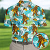 Funny Bigfoot Taco Sombrero Cinco De Mayo HG Celebration Fiesta Themed Tropical Vibe Golf Shirts For Men