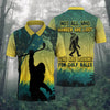 Bigfoot Men's Golf Polo Shirt HG  Golfing Apparel  Mens Golf Gift  Funny Golf Shirt