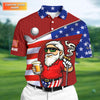 Golf And Beer Patriotic Man Golf Ball Pattern 4th Of July Red Golf Shirt HG   250th Anniversary Golf Shirt HG s For Men