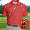 4th Of July Funny Man Golf And Beer Red Golf Shirt HG   Patriotic Golf Shirt HG   250th Anniversary Golf Shirt HG s For Men