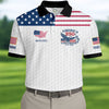 America 250 Anniversary 1776-2026 Golf Ball Pattern Patriotic Golf Shirt  HG Golf Tops For Men  Golf Shirts For Men
