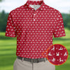 Funny Stick Figure Naughty Couple Red Golf Shirt HG   Valentines Golf Gift  Polo Shirts For Men  Golf Gift For Men