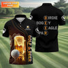 Golf And Beer Custom Men's Funny Graphic Golf Polo Shirt HG  Christmas Golf Gift  Gift For Golfer