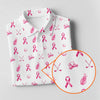 Pink Ribbon Women Golf Shirt  HG Breast Cancer Golf Shirt  HG Breast Cancer Awareness Shirts  Ladies Golf Shirt