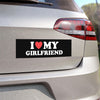 I Love My Girlfriend Car MEME Funny Bumper Sticker Vinyl Car Decal Meme