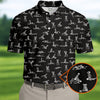 Funny Skeleton Couple Golf Shirt HG   Halloween Gift Idea  Fun Golf Shirt HG s For Men  Unique Gift For Golfer
