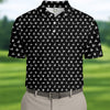 Funny Stick Figure Black And White Men's Golf Polo Shirt  Funny Position Golf Polo  Fun Men Golf Shirt HG s