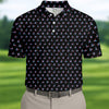 Funny Stick Figure Men's Golf Polo Shirt HG  Funny Position Golf Polo  Fun Men Golf Shirts  Golf Gift For Him
