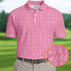 Funny Stick Figure Men's Golf Shirt HG   Pink Golf Shirt HG   Golf Shirt HG s For Men  Fun Golf Shirt HG  For Men