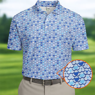 Adult Humor Funny Pattern Golf Polo Shirt HG  Dad Golf Gift  Christmas Golf Gift