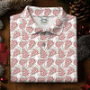 Christmas Tree Cakes White And Red Golf Tops For Men  Christmas Golf Shirt  HG Polo Shirt HGs For Men