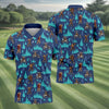 Bigfoot Sasquatch Custom Men's Golf Polo Shirt HG  Bigfoot Golf Shirt  HG Funny Golf Gifts