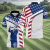 Funny Tru.mp HG Golf Of America Custom Polos For Men  Mens Golf Gift  US 250 Anniversary Golfing Apparel