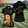 Golf And Beer Custom Women's Funny Graphic Golf Polo Shirt  Custom Ladies Golf Shirt HG