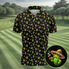 Mexican Mustach Funny Cactus Cinco De Mayo HG Celebration Fiesta Themed Golf Shirts For Men
