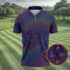 Naughty Position Adult Humor Rainbow Effect Men's Golf Polo Shirt HGs  Golf Gift For Men  Golf Shirts For Men