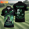Hello Darkness Custom Men's Golf Polo Shirt HG  Funny Skull Golf Shirt  HG Dad Golf Gift