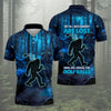 Not All Who Wander Are Lost Bigfoot Men's Golf Polo Shirt HG  Funny Polo Shirt HG Dad Golf Gift