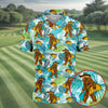 Funny Bigfoot Taco Sombrero Cinco De Mayo HG Celebration Fiesta Themed Tropical Vibe Golf Shirts For Men
