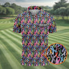 Cancer Sucks In Every Color Black Golf Shirt  HG Cancer Survivor Shirt  Cancer Awareness Shirt  Polo Shirt HGs For Men