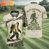 Not All Who Wander Are Lost Bigfoot Custom Men's Golf Polo Shirt HG  Golfing Apparel  Golf Gifts For Men