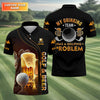 My Drinking Team Has Golfing Problem Beer Custom Men's Golf Polo Shirt HG  Mens Golf Gift  Funny Golf Shirt