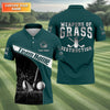 Weapons Of Grass Destruction Custom Men's Golf Polo Shirt HG  Funny Polo Shirt HG Dad Golf Gift