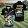 I Was One Under Today Custom Men's Golf Polo Shirt HG  Funny Golf Shirt  HG Dad Golf Gift