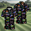 Neon Golf Clubs Men's Golf Polo Shirt HG  Funny Polo Shirt HG Dad Golf Gift  Christmas Golf Gift