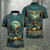 Bigfoot Forest Custom Men's Funny Golf Polo Shirt HG  Golf Gifts For Dad  Golf Presents