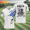 America Skeleton Golf Polo Shirt HG  Golfing Apparel  America 250 Anniversary Golf Clothing  Mens Golf Gift