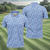 Adult Humor Funny Pattern Golf Polo Shirt HG  Dad Golf Gift  Christmas Golf Gift